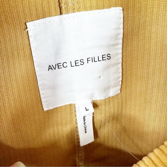 NEW Avec Les Filles Button Front Corduroy Shirt Jacket Shacket Size Large - Picture 7 of 10